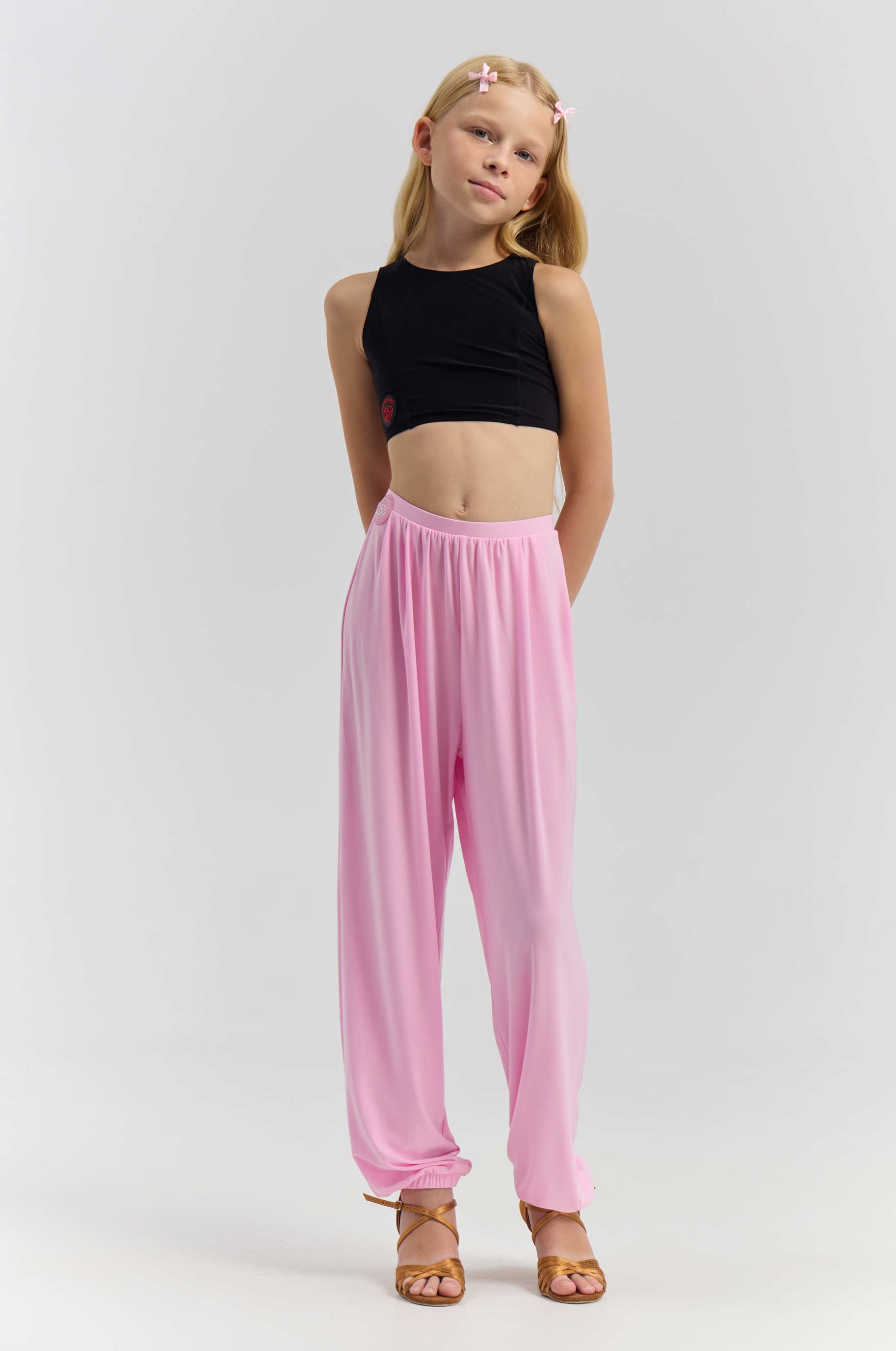 Trouserd Classic Latin Pink Kid Trouserd Classic Latin Pink Kid